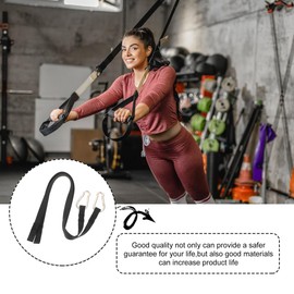 POPETPOP 2 Stück Erweiterungsgürtel, Zubehör für Fitnessstudio, Zubehör für Fitnessstudio, Zugstange, Bizepsriemen, Fitnessstudio, Trizepsseil, Zugband nach unten des Kabels
