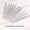 HARFINGTON 10pcs Feeler Gauge 0.03mm Thickness Gauge 65MN Steel Metric