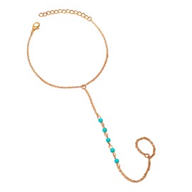 Bansusu 1Pc Dainty Ring Bracelet Hand Chain for Women Adjustable of Trendy Stacked Look Gold Hand Chain Jewellery for Women to Your Lovers Family and Friends Trendy Jewelry Gift