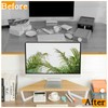 TEAMIX 26 inch Triangle Monitor Stand Riser, Desktop Corner Stand
