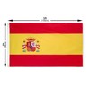 DANF Spain Flag 3ftx5ft Spainish National Flags Polyester with Brass