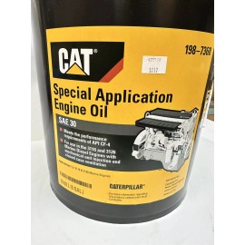 CAT Special Application Engine Oil SAE 30, 198-7368, 5 Gal
