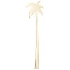 Takakuwa Metal Palm Tree Stirrer, Gold 408146