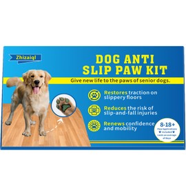 Dog Paw Grips Kit, Paw Pads for Traction, Reduce Slipping on Hardwood Floors, Anti-Slip for Senior & Special Needs Dogs, Improve Confidence & Mobility