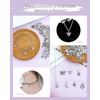 JIALEEY Wholesale Bulk Lots Jewelry Making Silver Charms Mixed Smooth