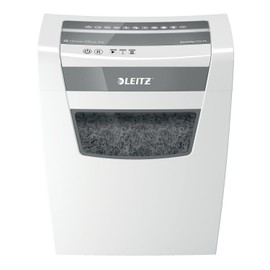 Leitz IQ Paper Shredder, 10 Sheet, Cross Cut, 6 Gallon Bin, P4 Security, Anti-Jam, Home Office (170003)