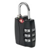 Padlock Luggage Suitcase TSA Password Number Indicator Indicator with Black
