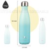 Konokyo Insulated Water Bottles,17 oz Double Wall Stainless Steel Vacumm
