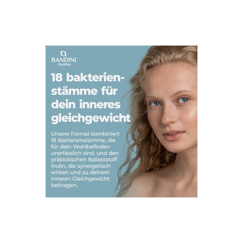 Bandini Florax Probiotics Cultural Complex with 20 Billion CFU /
