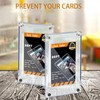 5 Pieces 4 Screw Trading Card Protector, Baseball Sleeves Card