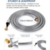 Xixitaihao Shower Hose 1.5 m Stainless Steel Chrome Anti Twist