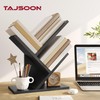 Tajsoon Tree Bookshelf 3 Tier Book Shelves Storage Organizer, Desktop