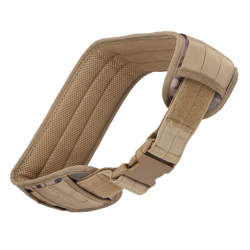 Outdoor Waist Belt Multifunctional Adjustable Military Hunting Widen Waist StrapKhaki