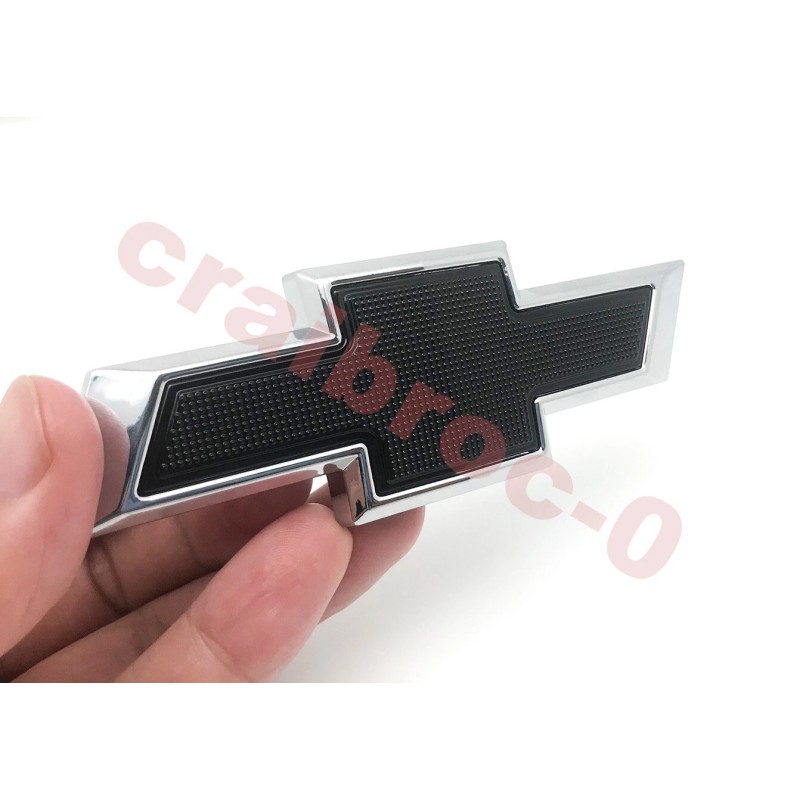 GM Front Small Black Chrome Bowtie for 2019-2023 Chevy Silverado