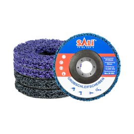 SALI 125 mm CSD Disc Sanding Discs for Angle Grinders, Pack of 5, Cleaning Disc Set, Coarse Cleaning Disc, Sanding Disc, Nylon Fabric Disc, Clean Strip Disc, Remove Colour Rust, Mixed Colours