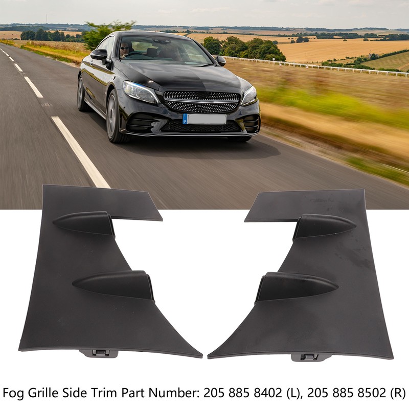 Front Fog Grille Side Trim Replacement for Benz C‑Class W205