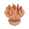 Wood Mushroom Massager Promote Circulation Clear Meridians Portable Manual Massage