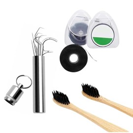 Set Limpieza Cuidado Dental Quita Sarro Cepillo De Dientes Carrete Hilo Dental Herramientas limpieza Dental Boca Dientes Bucal Accesorios Higiene Salud Limpio Muelas Dientes