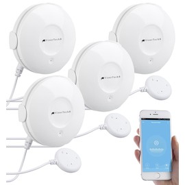VisorTech Set of 4 WiFi Water Detector External Sensor App