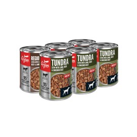 ORIJEN™ Premium Wet Dog Food Variety Pack Regional Red + Tundra Recipes, 12.8oz Cans (6 Count, 3 of Each)