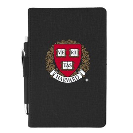 The Fanatic Group Harvard Crimson Journal with Pen, Design 1 - Black