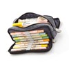 Large Capacity Pencil Case Multi Pocket Double Opening Cute Stationery