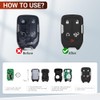 5 Button Key Fob Case for Chevy Silverado GMC Sierra