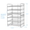 Atlantic Gravity-Fed Compact Double Canrack – Kitchen Organizer, Durable Steel