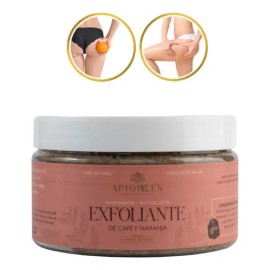 Jabón Exfoliante Y Reafirmante Café Y Naranja Apigreen 250g                                                                                           