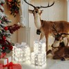 ELKTRY 3 LED Christmas Decoration Inside, Gifts Light Boxes with
