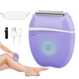 XYOUWEI Women Electric Shaver, Wet and Dry Bikini Trimmer for Women, Rechargeable Electric Razor for Legs, Face, Arm, Underarm, Bikini Area