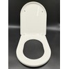 SADALAK D/U Shape Toilet Seat,Soft Close and Quick-Release for Easy