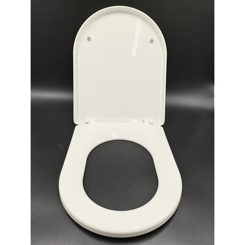 SADALAK D/U Shape Toilet Seat,Soft Close and Quick-Release for Easy