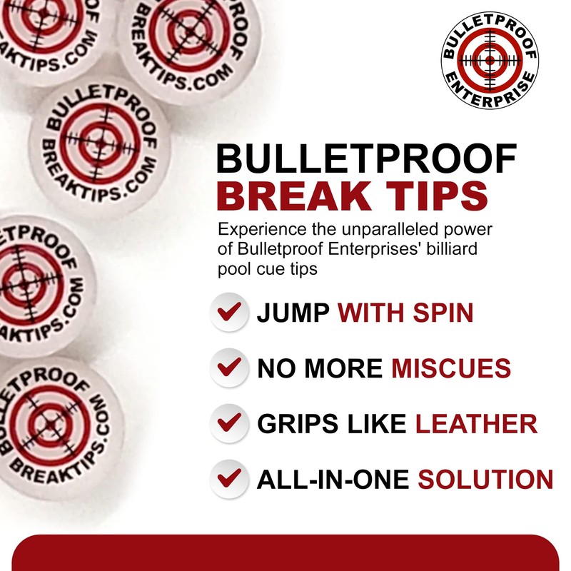 Bulletproof Break Tips - Polymer Break & Jump Tip |