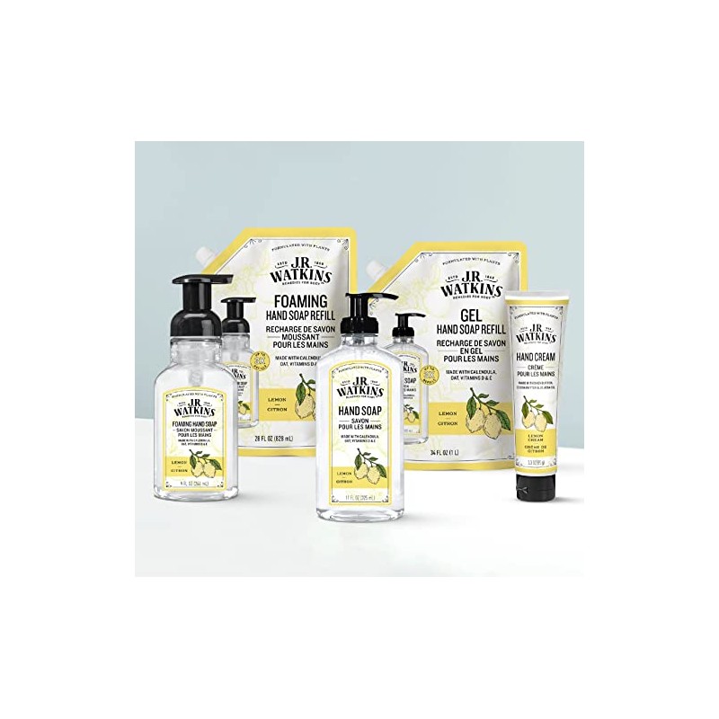 J.R. Watkins Liquid Hand Soap Lemon 34 oz Refill, Pack