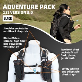 Adventure Pack 12L, Black 3.0