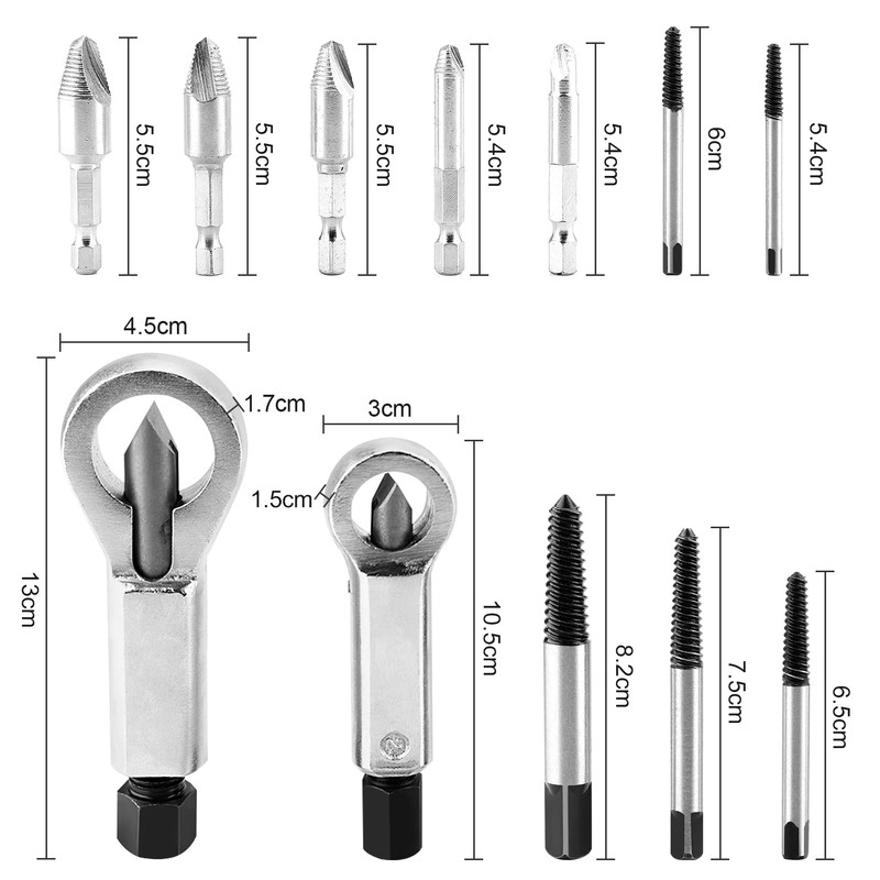 Metal Nut Splitter Set Nuts Splitter Cracker Rusted Damaged Screwdriver