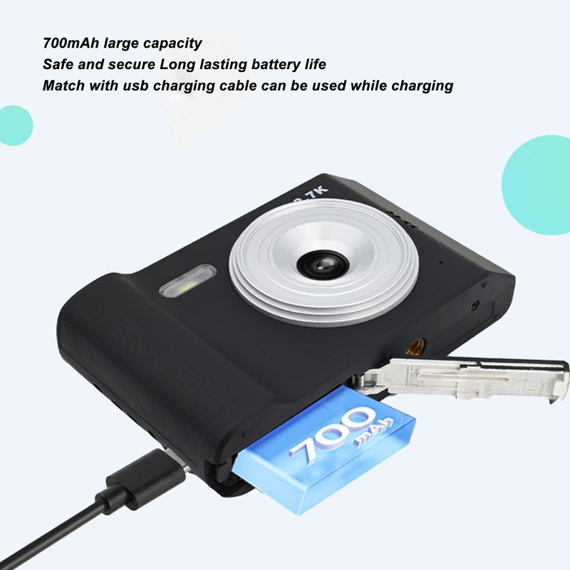 Digital Camera 48MP 2.7K HD 8x Zoom Compact 2.8 Inch