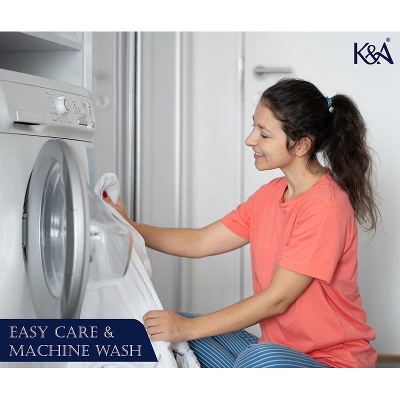 K&A® Terry Waterproof Mattress Protector | Soft Terry Towel Mattress
