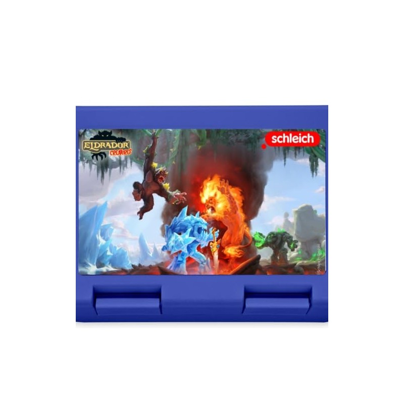 Spreadshirt Schleich Eldrador Creatures ice World and Lava World Lunchbox,