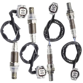 higherbro 4PCS Oxygen O2 Sensor 1 & 2 for 2006 2007 2008 2009 Jaguar XJ8 XJR Super V8 4.2L Upstream + Downstream