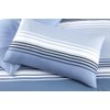 Rapport Home Blue Striped Microfibre Single Duvet Cover Set Soft