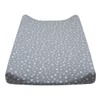JYOKO Kids Cover for Changing Mat (White Star, 80 x