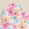 L&ieserram Toddler Girl Hooded Poncho Floral Print Soft Oversized Bath