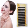 Extensiones de cejas postizas mixtas negras, realzador de cejas artificiales,