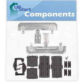 W10712395 Dishwasher Adjuster Replacement Kit Replacement for Whirlpool WDTA50SAHZ0 Dishwasher - Compatible with W10712395 Dishwasher Rack Adjuster Kit - UpStart Components Brand