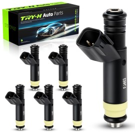 FJ463 Fuel Injectors Compatible with Ford Ranger 2001-2008 Mazda B3000 2001-2007 V6 3.0L 6Pcs Replacement Parts 4L5Z9F593A CM5174 2204-510865 8001470N