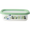 Fuji Hollow Moomin Flower Garden Shallow Shape Square Container S