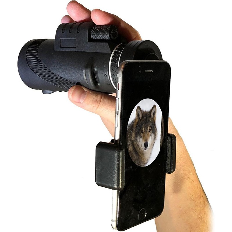 80X100 Monocular Telescope with Low Night Vision High Powered Monocular