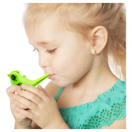 Pack de 20 Silbatos de Agua con Forma de Pájaro para Fiestas y Juegos Infantiles